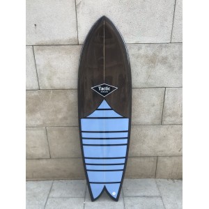 Tabla Surf Tactic Retro Fish 5'6 Marrón Lila